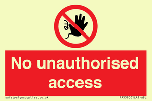 No unauthorised access